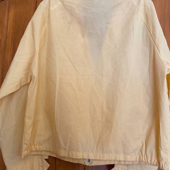 Yellow Weather Breaker Windbreaker Jacket Mens - Picture 3 of 3